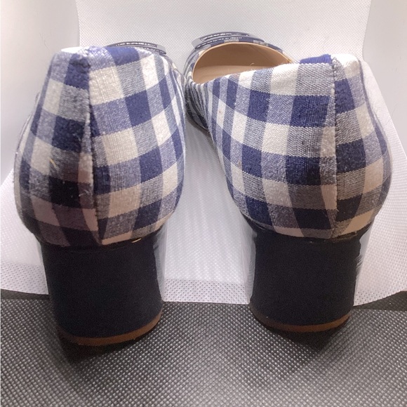 COWN & IVY BLUE PLAID SHOES - Picture 5 of 15